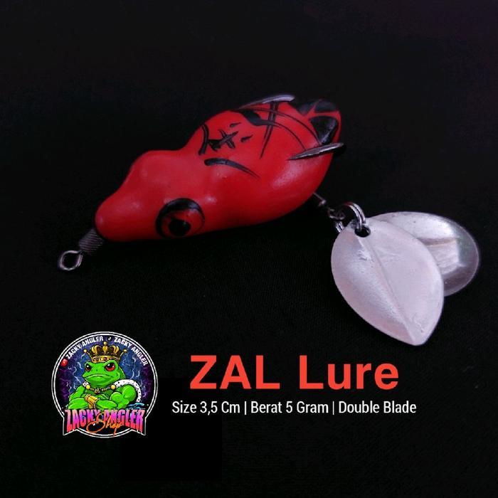 Soft Frog Zal Lure 3,5 Cm Umpan Casting Gabus - Merah