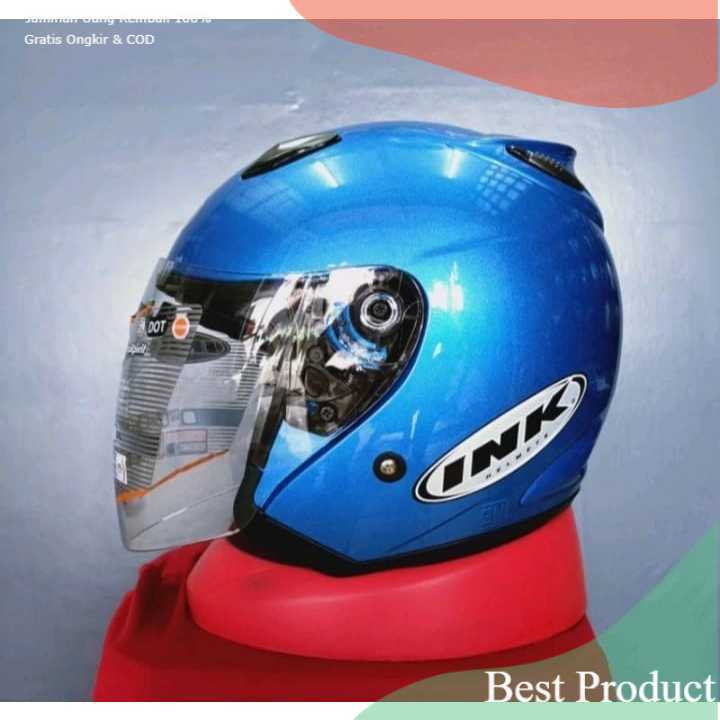Helm Ink Centro Solid Helm Original  Helm Dot SNI untuk cewek cowok Centro helm KOWIJO GROSIR HELMso