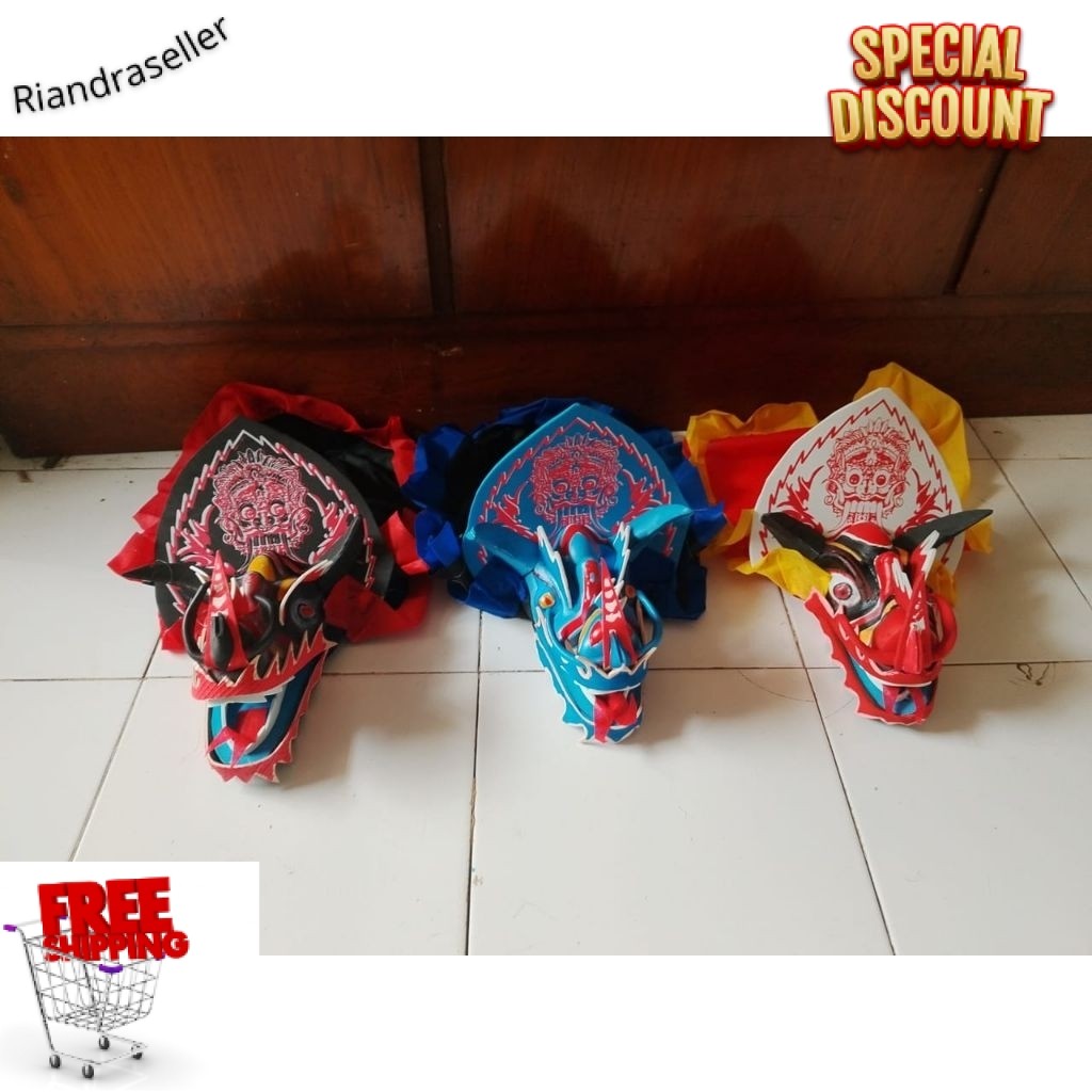 TERBARU Caplokan Barongan Rampak Naga Spon Anak 5-12 Tahun