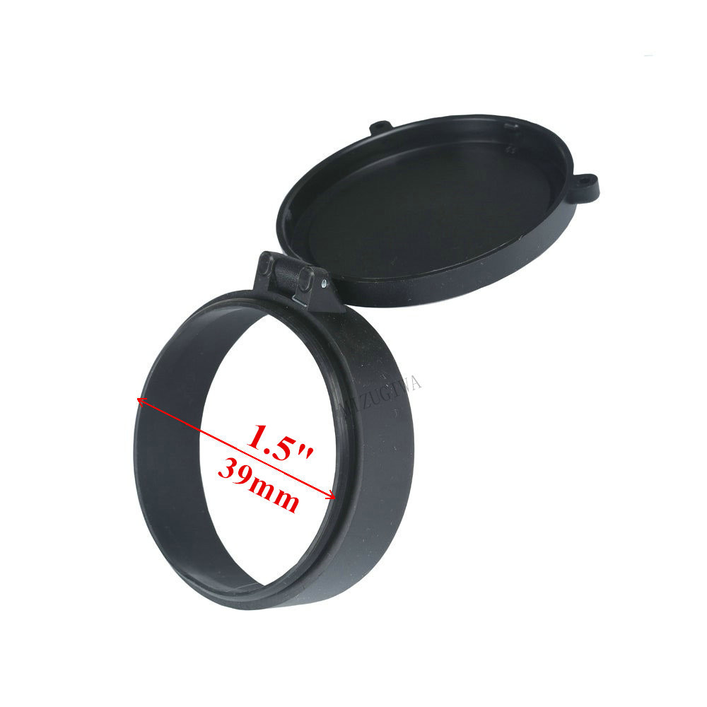Rifle Scope Cover Protection 25.5mm-67mm Lens Cover Flip Up Quick Spring Cap Objective Lense Lid Hun