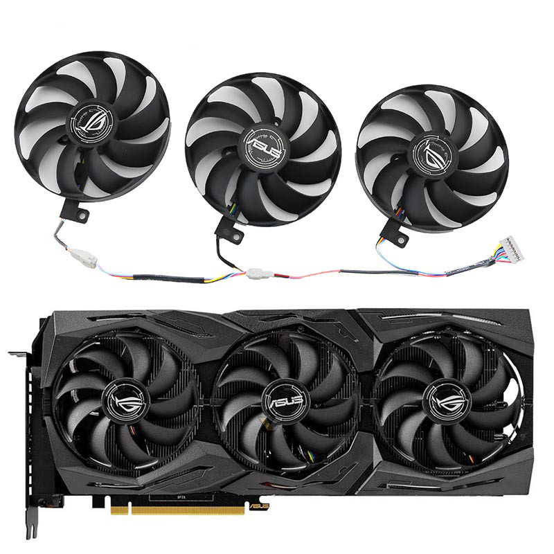 NEW  87MM T129215SU For ASUS RTX2070 ROG STRIX-GeForce RTX 2060  Super 2080 Ti or RX 5600 XT RX 5700
