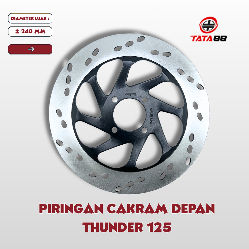PIRINGAN CAKRAM DEPAN THUNDER 125 - DISK CAKRAM REM MOTOR SUZUKI THUNDER 125