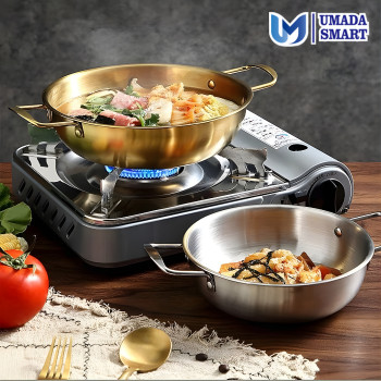 Panci Korea Noodle Pot Stainless Steel Anti Karat