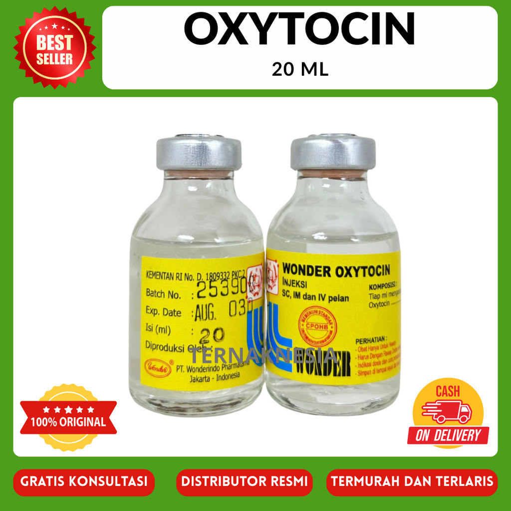 WONDER OXYTOCIN 20 ML – Untuk Kesehatan Hewan TERNAKNESIA