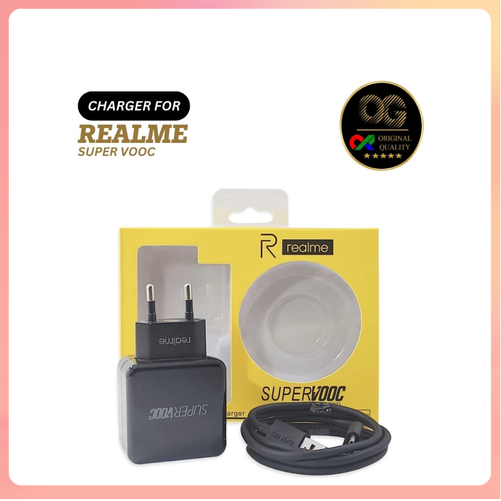 CHARGER TYPE-C REALME AKR17 SUPER VOOC Charger Original