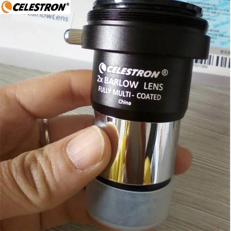 Celestron Barlow  Eyepiece 2x Barlow  Lens Eyepiece 1.25 In  ert The 2x Barlow Lens Between The Eyep