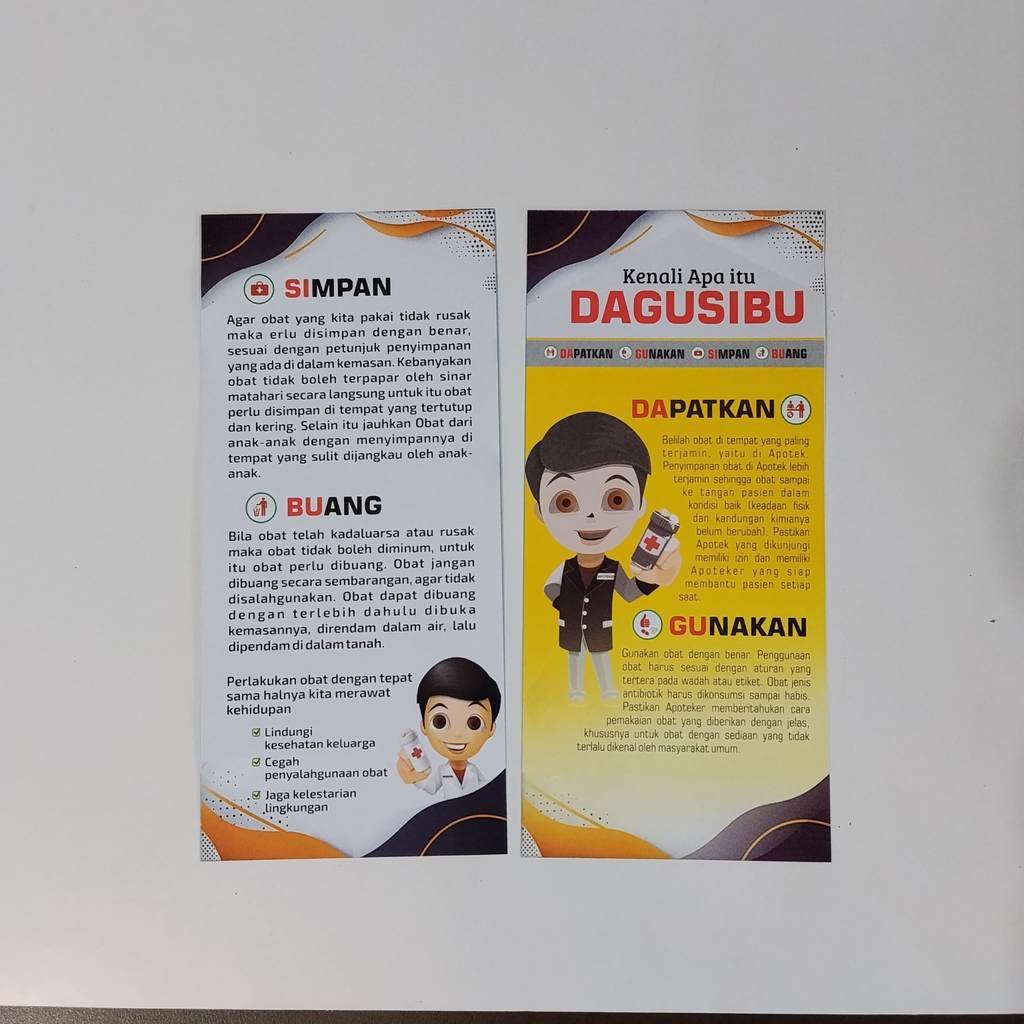 Flyer Dagusibu - Farmasi - Apotek - Apoteker - Obat - Brosur Dagusibu - Flyer Kesehatan