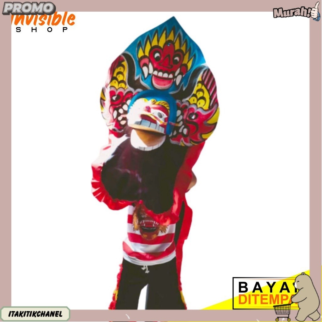 Paket stelan baju reog + barongan besar kain panjang | set baju reog dan caplokan ITK -40