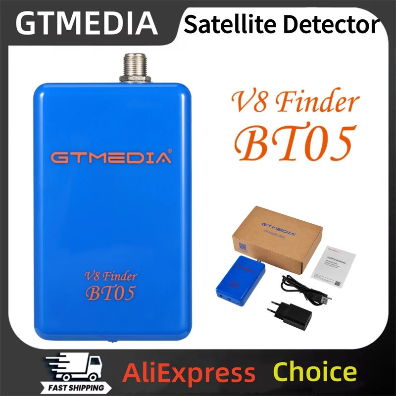 GTMEDIA V8 Finder BT05 Digital Satellite Finder DVB-S/S2 1080P Satellite Signal Finder Support Andro