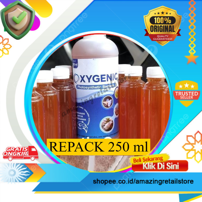 Probiotik Oxygenic | Bakteri starter untuk kolam ikan aquarium dan aquascape | REPACK 250ml | ARSppp