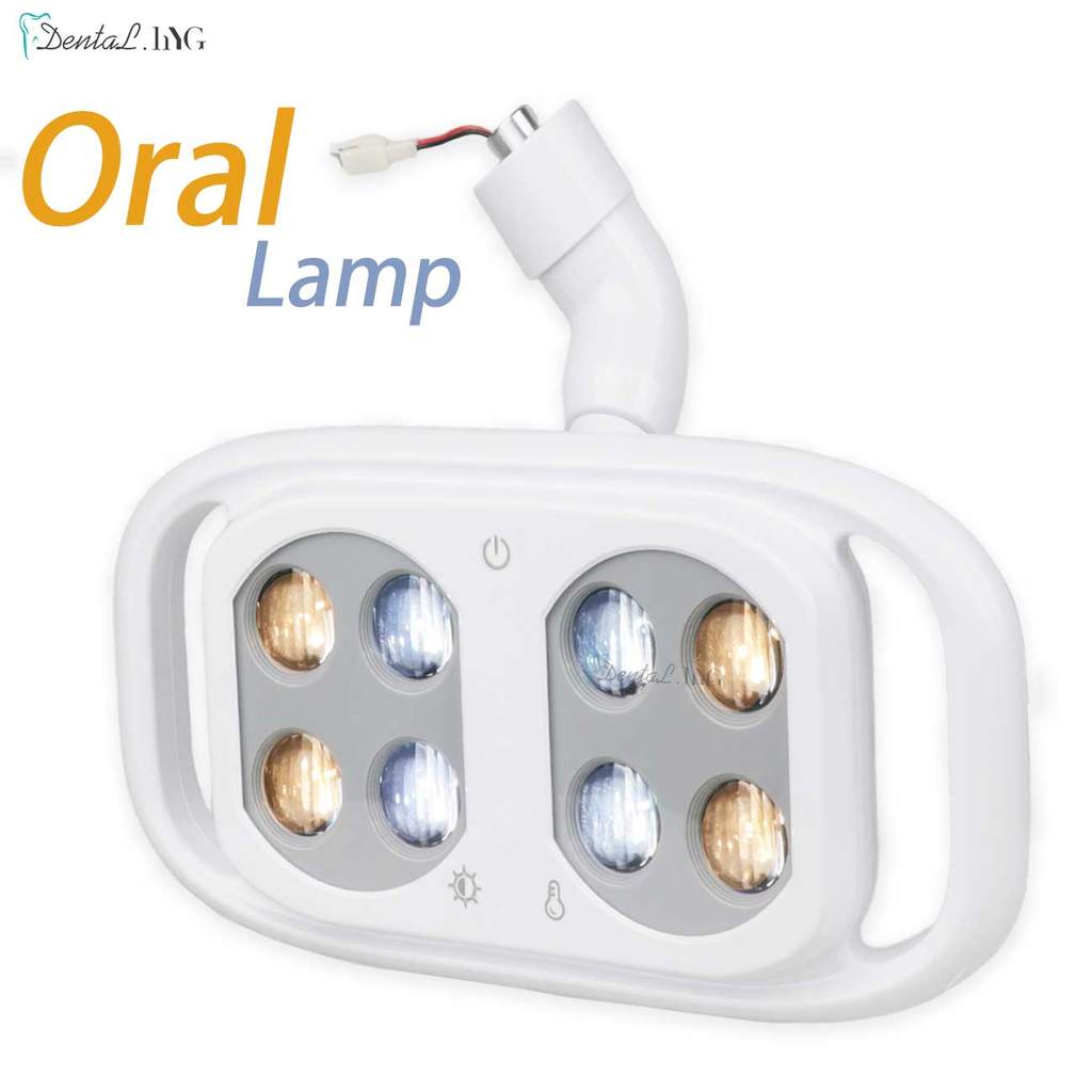 Lampu LED Gigi 8LED, Lampu Oral untuk Operasi Kedokteran Gigi, Lampu Sorot Inframerah Induktif untuk