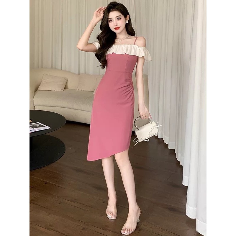 Laudofficial Sella Dress /Midi Dress Sabrina Wanita Tali Kecil