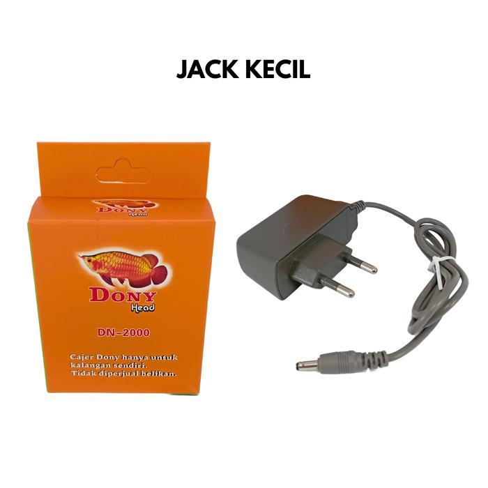 CAS / CHARGER SENTER KEPALA DONY DN-2000 ORIGINAL JACK KECIL / BESAR / ANGKA 8 - JACK KECIL