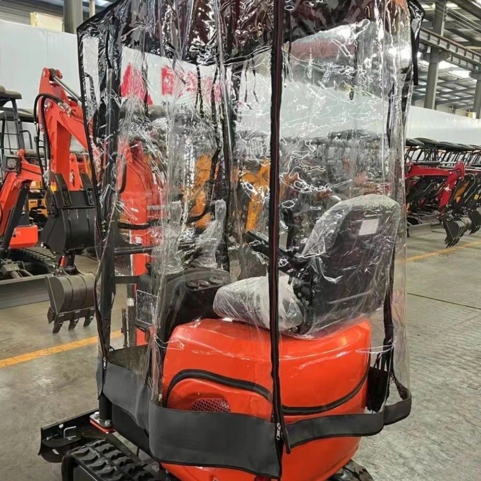 Mini Excavator Windproof m Awning PVC Cover For Yanmar1517202527303335
