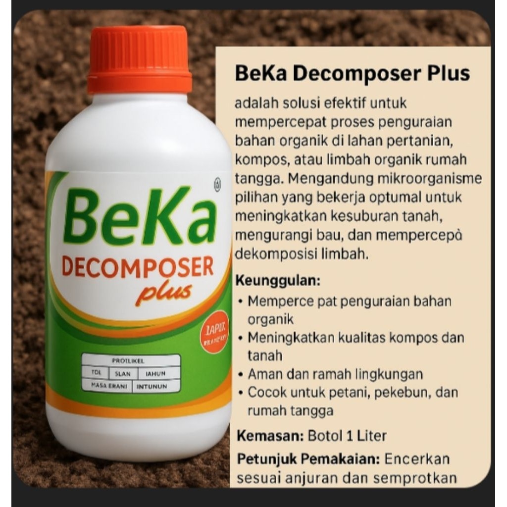 Beka Decomposer Plus 100 Ml Untuk Pertanian