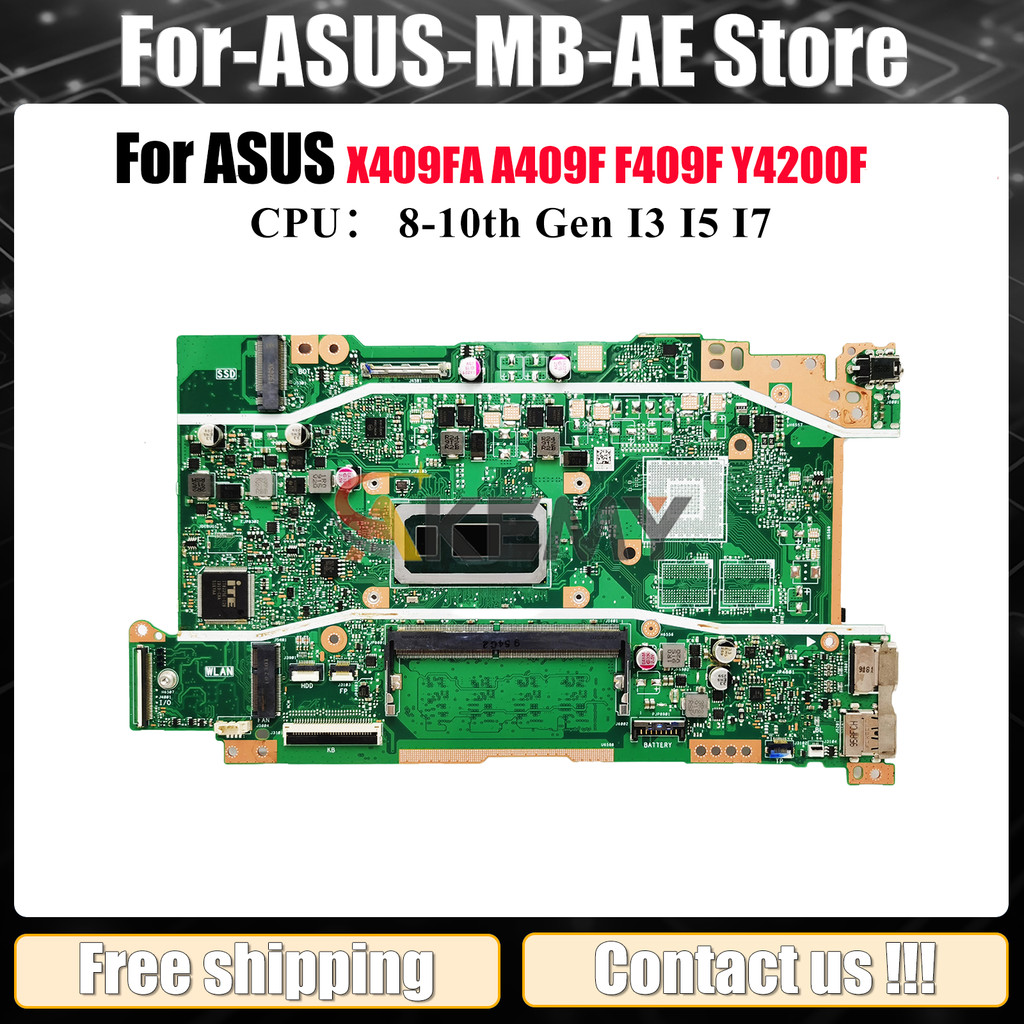 X409FA Laptop Motherboard For ASUS Y4200F A409F X409FAC X409FB X409FJ X409F X409FL F409F Mainboard W