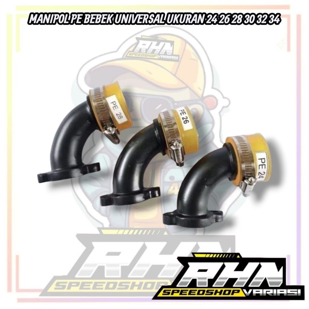 MANIFOLD MANIPOL INTAKE PE BEBEK UNIVERSAL PE 24 26 28 30 32 34 SUPRA VEGA JUPITER GRAND ASTREA PRIM