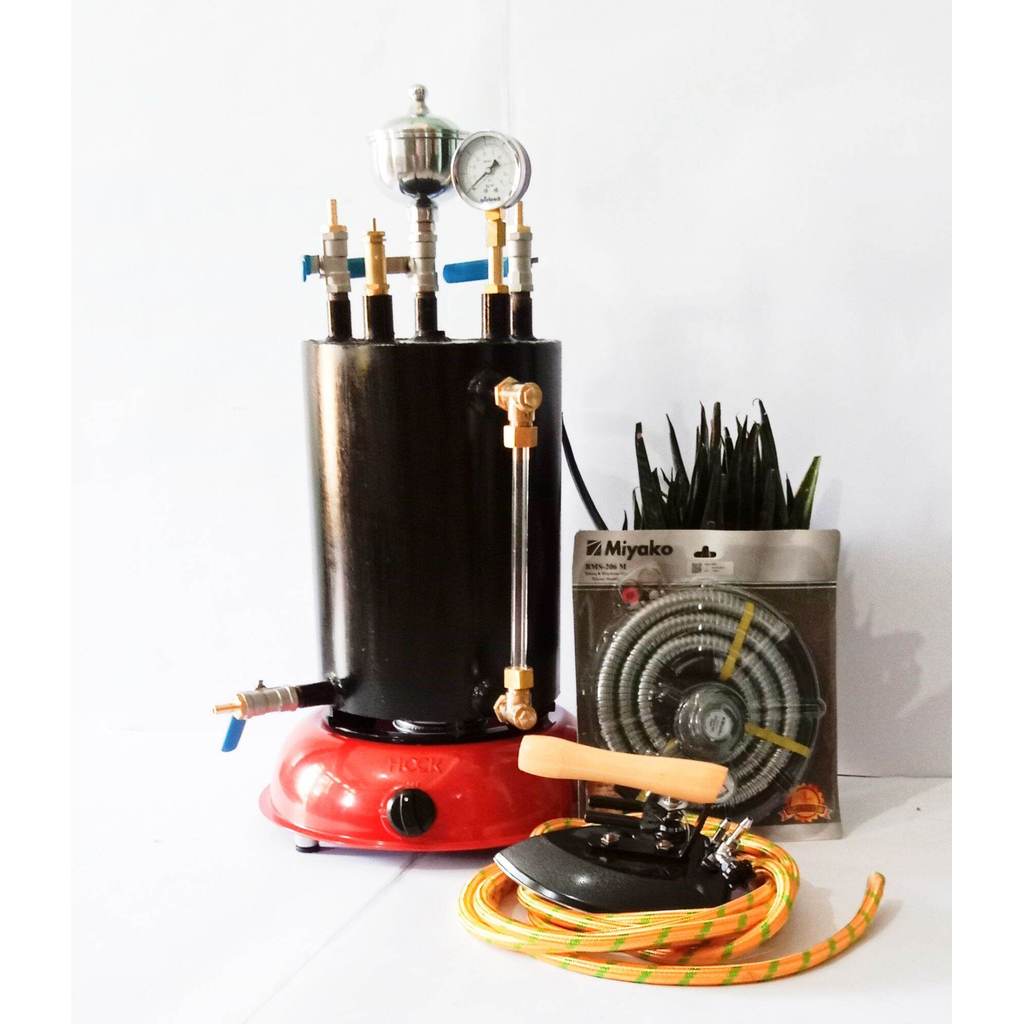 setrika uap boiler loundry 10 liter lengkap non casing//setrika uap boiler//setrika uap boiler lound