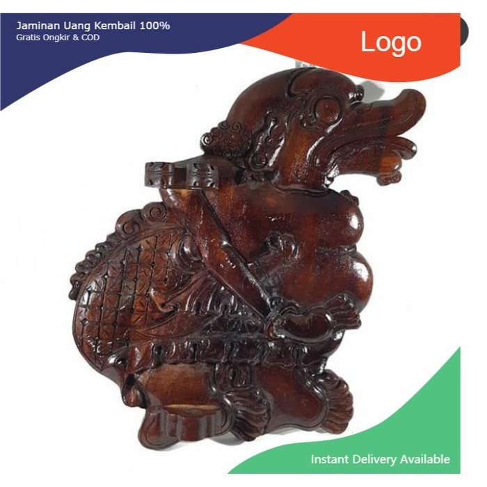 Blawong keris bahan jati ukiran togog finishing BM02790 ND13