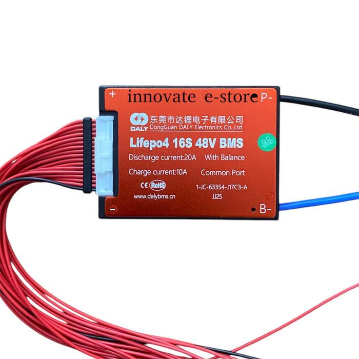 (Deli Tools Store) Bms daly baterai batre lithium iron phospate lifepo4 16s 48v murah - 48v 100ah