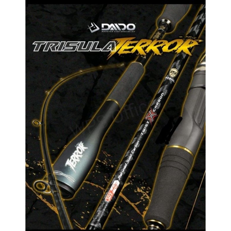BISA (COD) Joran Daido Trisula Terror Jigging PE 1-3, PE 2-4, PE 3-5, & PE 4-6 Spinning 180cm  (Reel