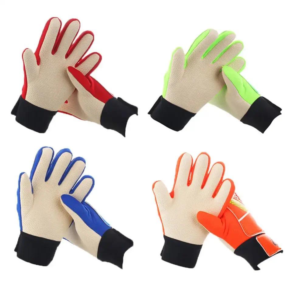 Goalkeeper Gloves Children Soccer Goalkeeper Gloves Kids Football Goalkeeper Anti-Slip Training Glov