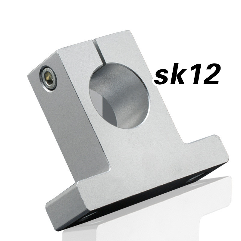 SK12 12mm Linear Rail Shaft Support Block For Cnc Linear Slide Bearing Guide Parts