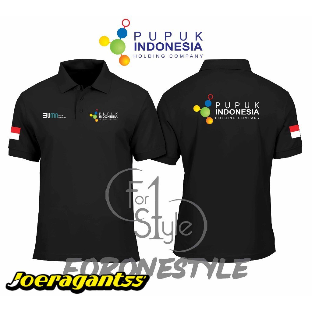POLOSHIRT BERKERAH PUPUK INDONESIA - POLO PUPUK INDONESIA - KAOS BERKERAH PUPUK INDONESIA