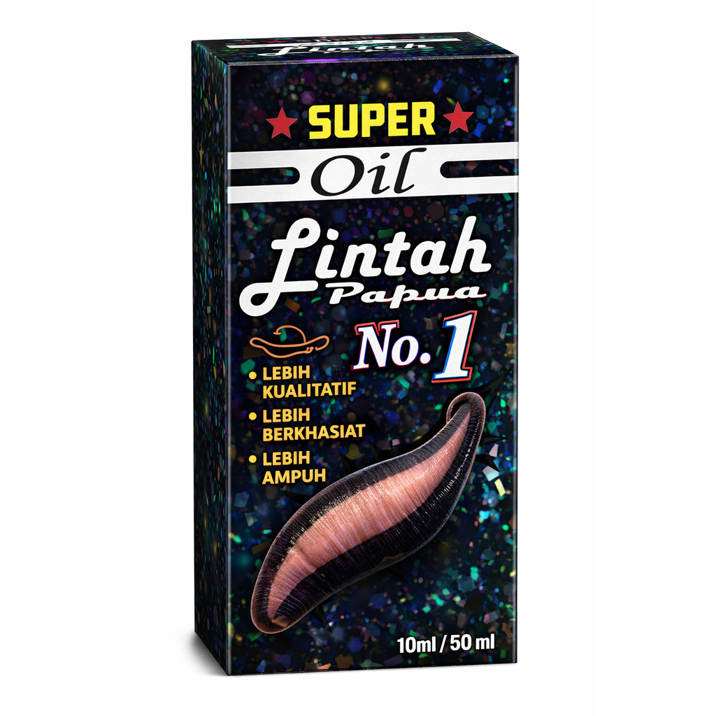 BEST PROMO !!! Super Lintah Oil KEMASAN 60ML MINYAK LINTAH HITAM PAPUA HOLO3/SEGEL3 60ml