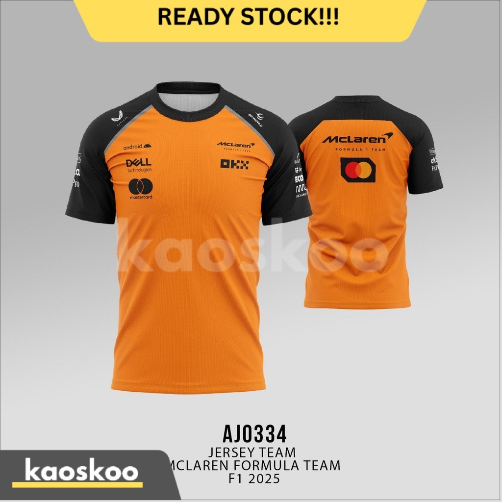 Kaos Jersey McLaren Formula Team F1 2025