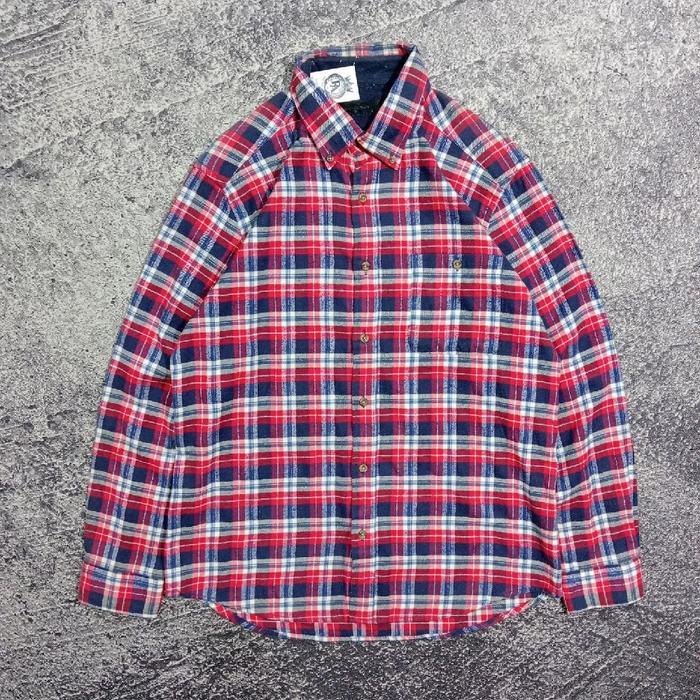 Kemeja flanel lengan panjang CLOTHES TRUCK kotak kotak murah size M