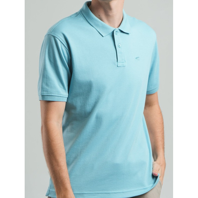 camel active Men Basic Interlock Polo Shirt Design