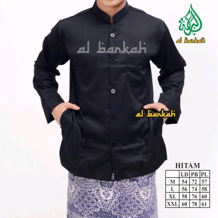 KOKO PRIA SAKU SAMPING AL BARKAH IBRAHIMM Muslim - Hitam, M