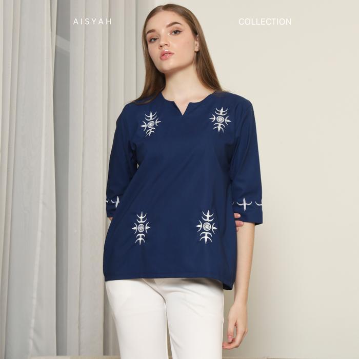 Promo Lebaran Baju Cele - Bordiran Khas Ambon Maluku - baju wanita dan pria etnik - Wanita, S