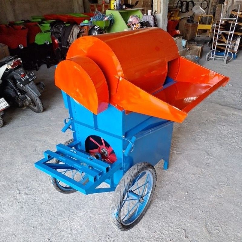 Mesin Perontok Padi Tanpa Mesin