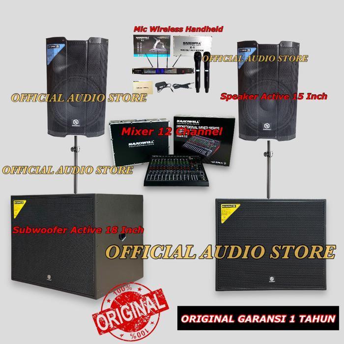 Paket Sound System Outdoor / Cafe / Sekolahan Full Hardwell Original