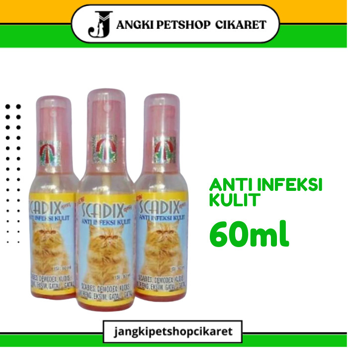 Scadix Obat Jamur Kucing Obat Scabies Kucing Scadix Spray