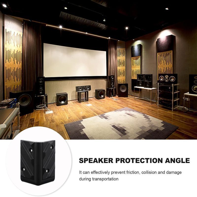 -IKIAELO- 16PCS Sudut Box Speaker Siku Box Speker Siku Salon Speaker Box Siku Siku Box Speaker