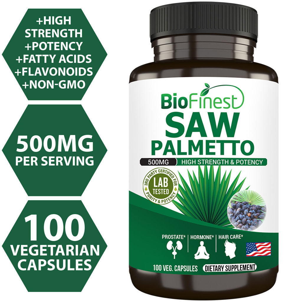 Biofinest Saw Palmetto Extract 500mg (Serenoa repens) - Bladder