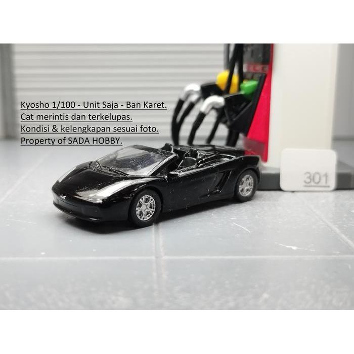 Kyosho 1/100 Lamborghini Gallardo Spyder Hitam Unit Only SBAtoys