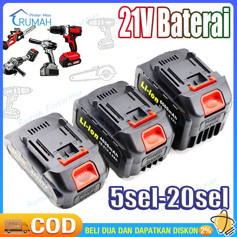 MT-21V 5/10/20Sel 40000mah Bor Baterai Baterai 21VF Impact Bor Baterai 88VF Mesin Bor baterai Makita