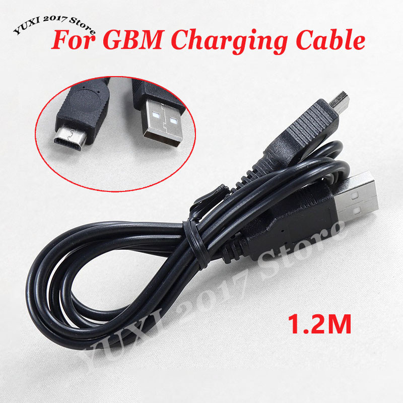 For Game boy GBM 1.2M USB Power Supply Charging Charger Cable For  GameBoy Micro Console GBM data ca