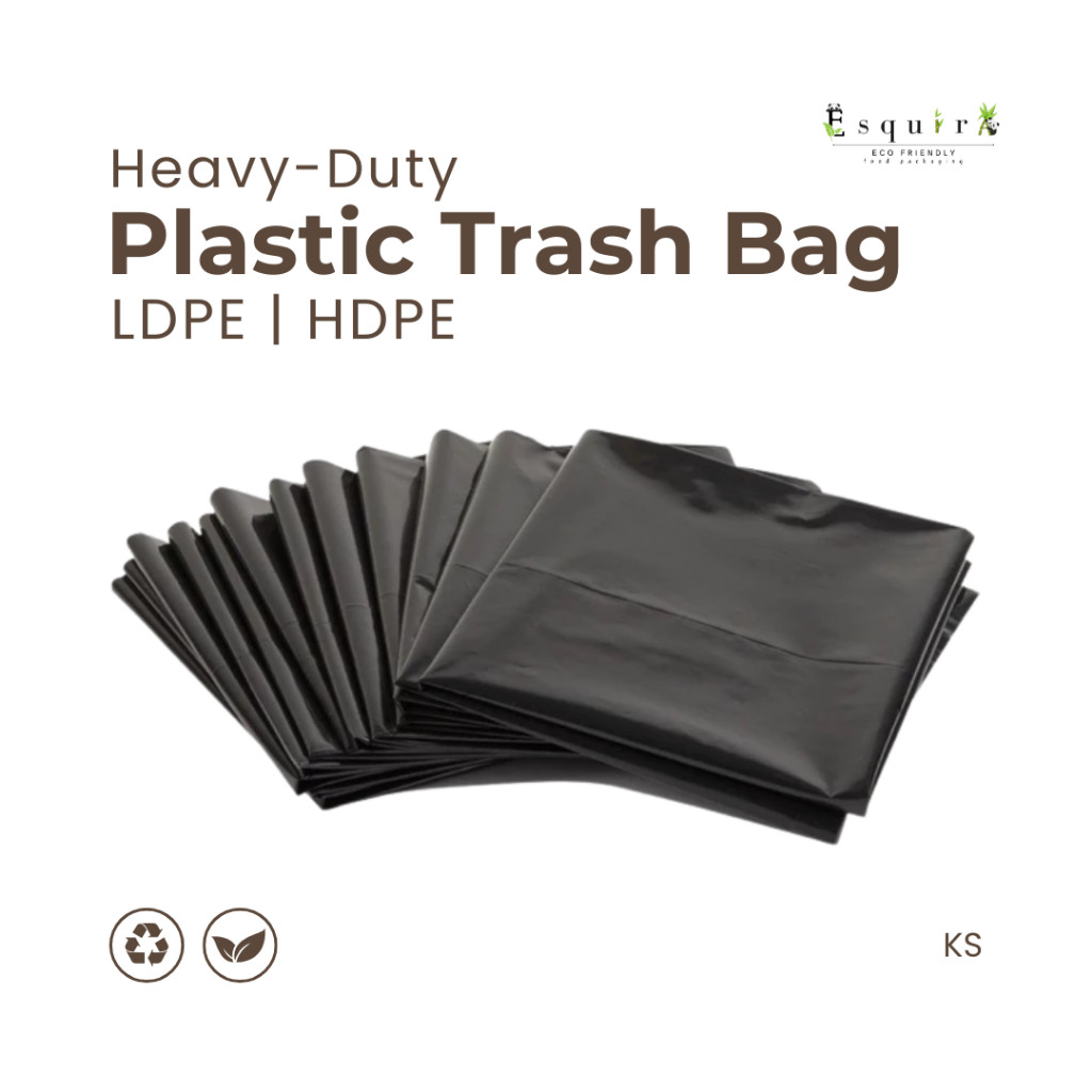 (HEGO)Kantong Sampah Plastik Besar Warna Hitam