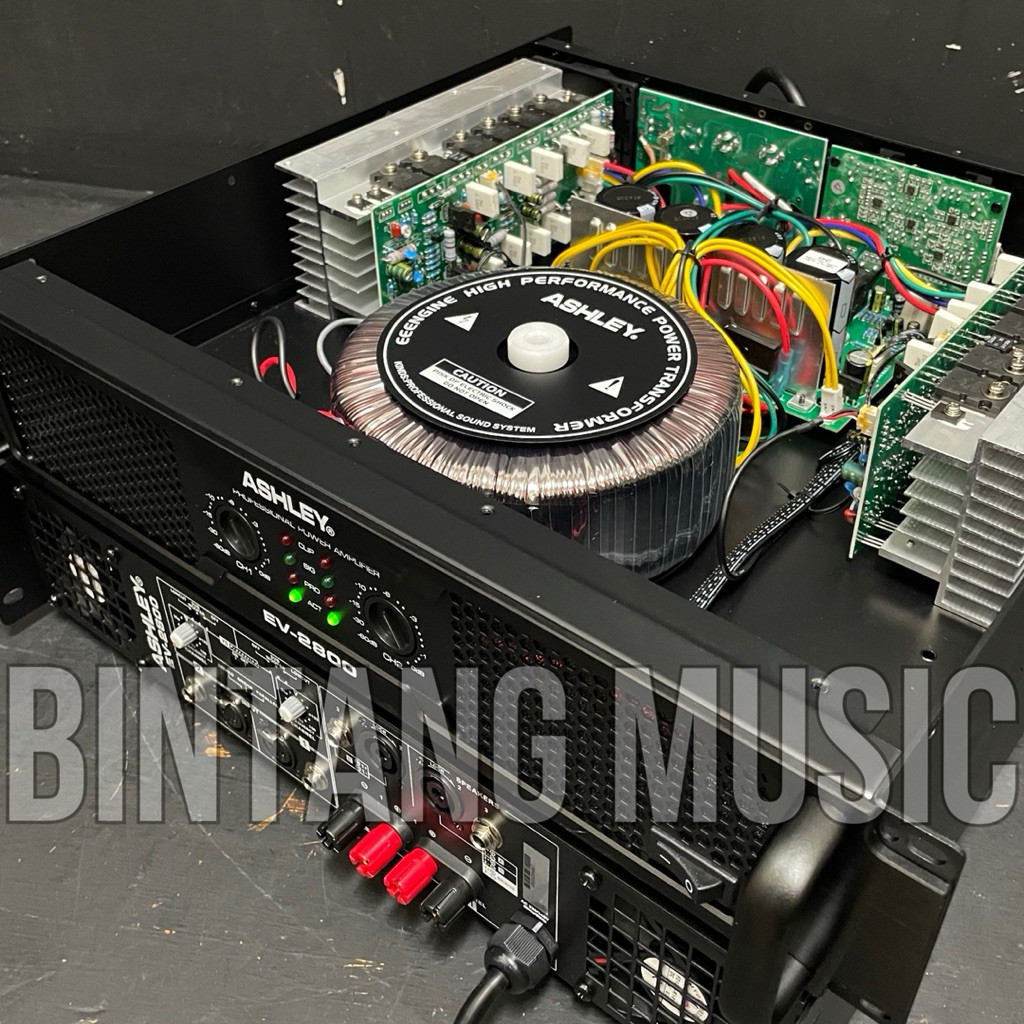 Power Amplifier Ashley EV2800 Original Power Ev 2800 ashley ev2800