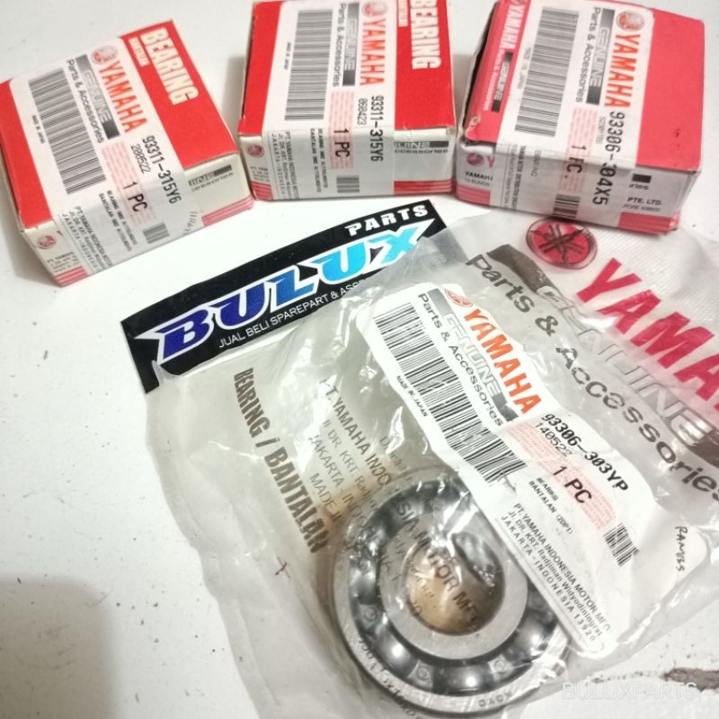1SET BEARING LAHER AS RASIO IKO KOPLING GEAR GIR DEPAN RXKING ORIGINAL YGP