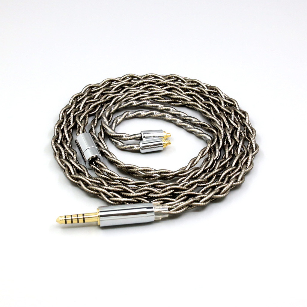 99% Pure Silver Pallaum + Graphene Gold Earphone Shielng Cable For AKG N5005 N30 N40 MMCX  LN008226