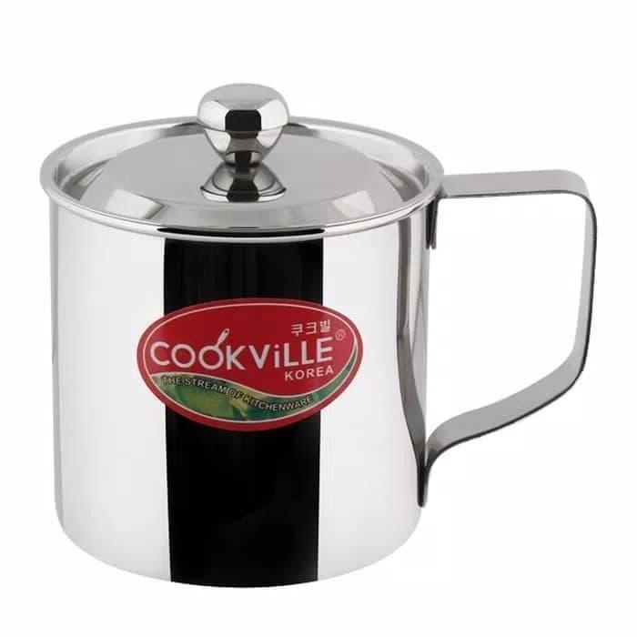 Mug Stainless 11 cm Gelas Cookville Cangkir Korea