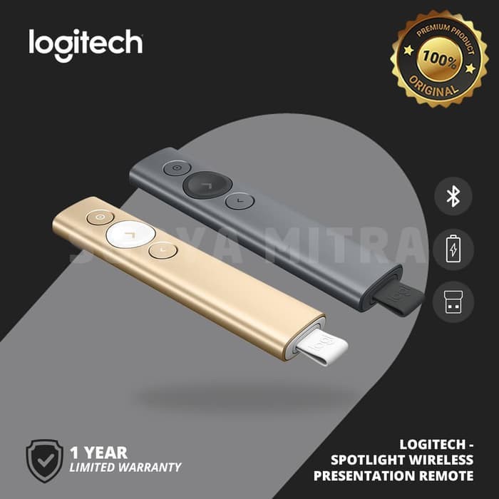 Laser Pointer Wireless Presenter Logitech Spotlight Presenter