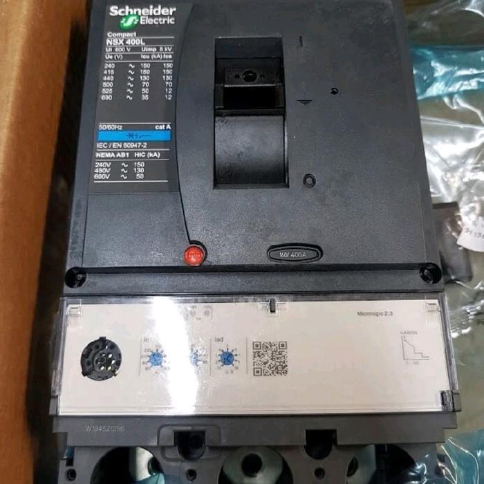 MCCB SCHNEIDER NSX400L 150KA 3P 400A NEW ORIGINAL