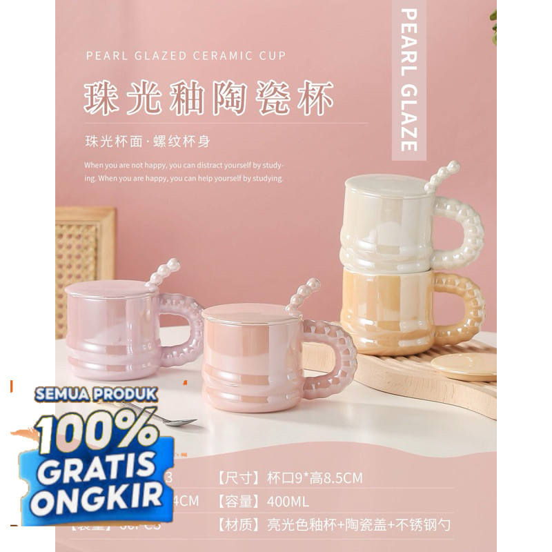 Gelas Mug Cangkir Keramik Ceramic Motif Impor / Kado / Souvenir / Ulang Tahun / Hampers / Natal / Ni